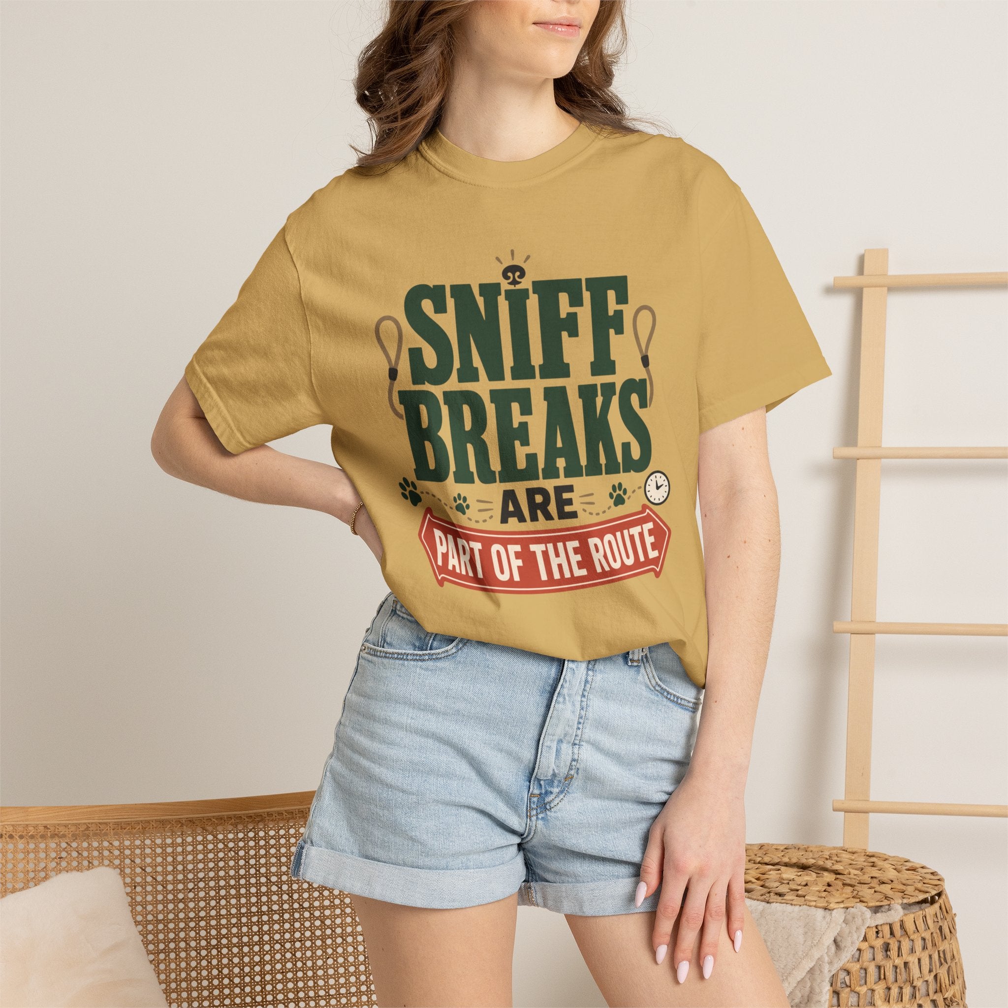 Sniff Breaks Are Part Of The Route - T-Shirt