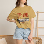 Off Grid And Pet Approved - T-Shirt
