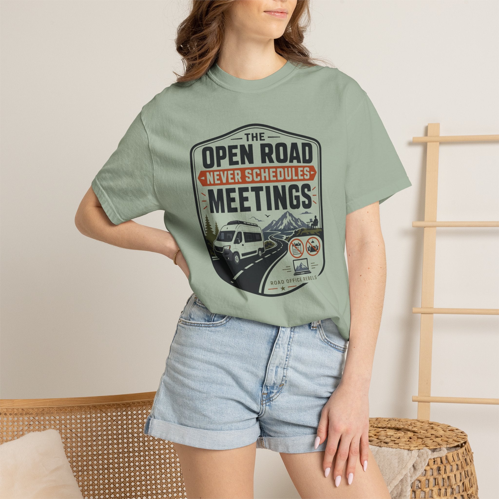 The Open Road Never Schedules Meetings - T-Shirt