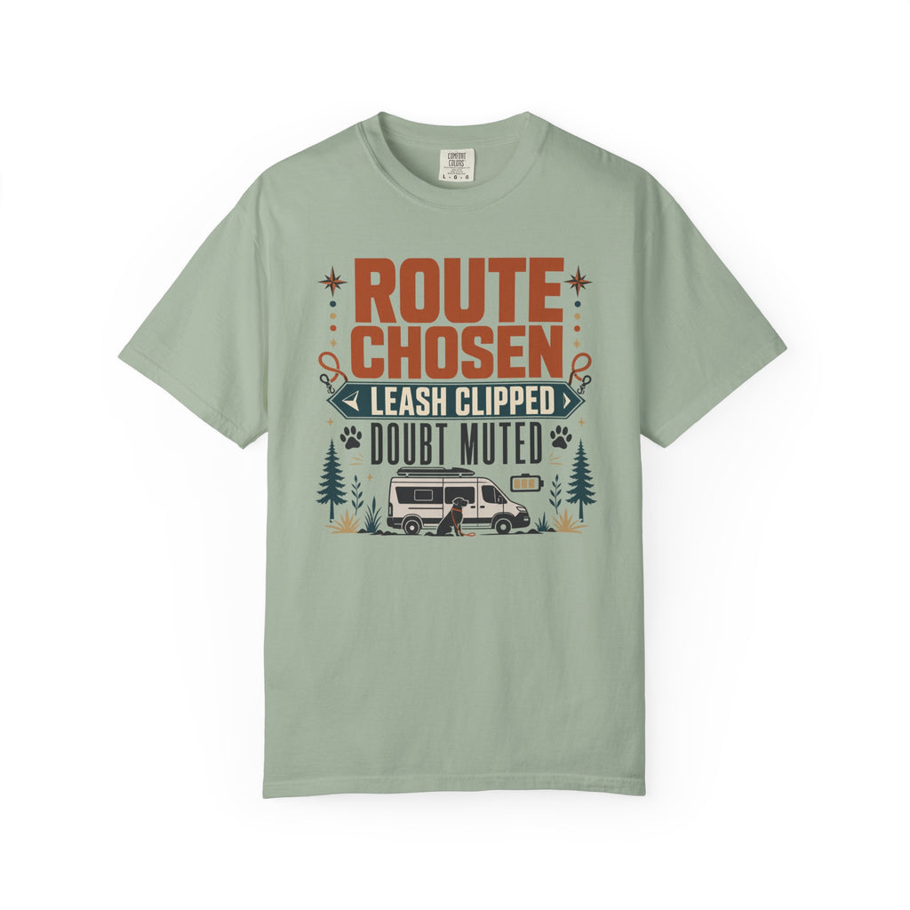 Route Chosen Leash Clipped Doubt Muted - T-Shirt
