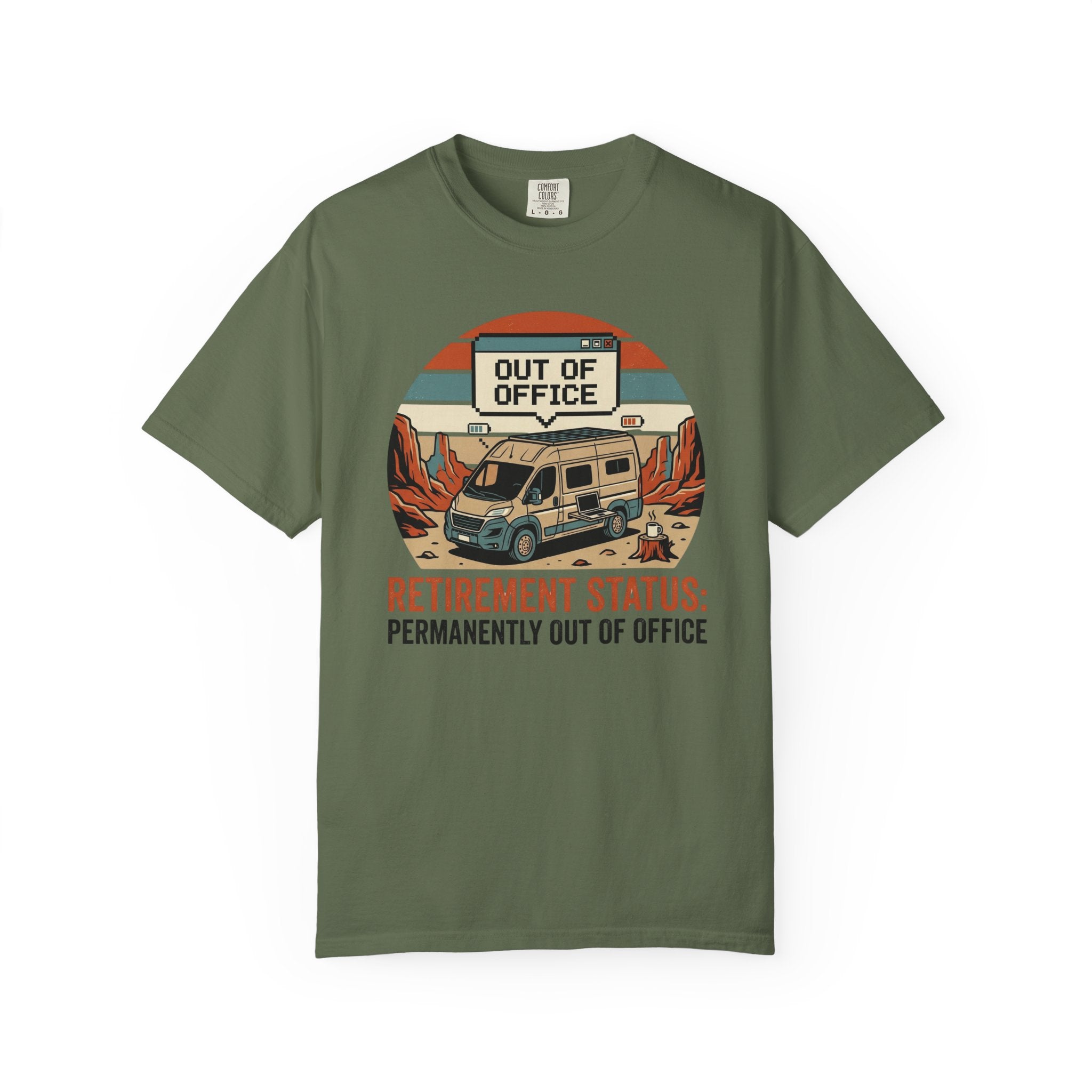 Retirement Status Permanently Out Of Office - T-Shirt