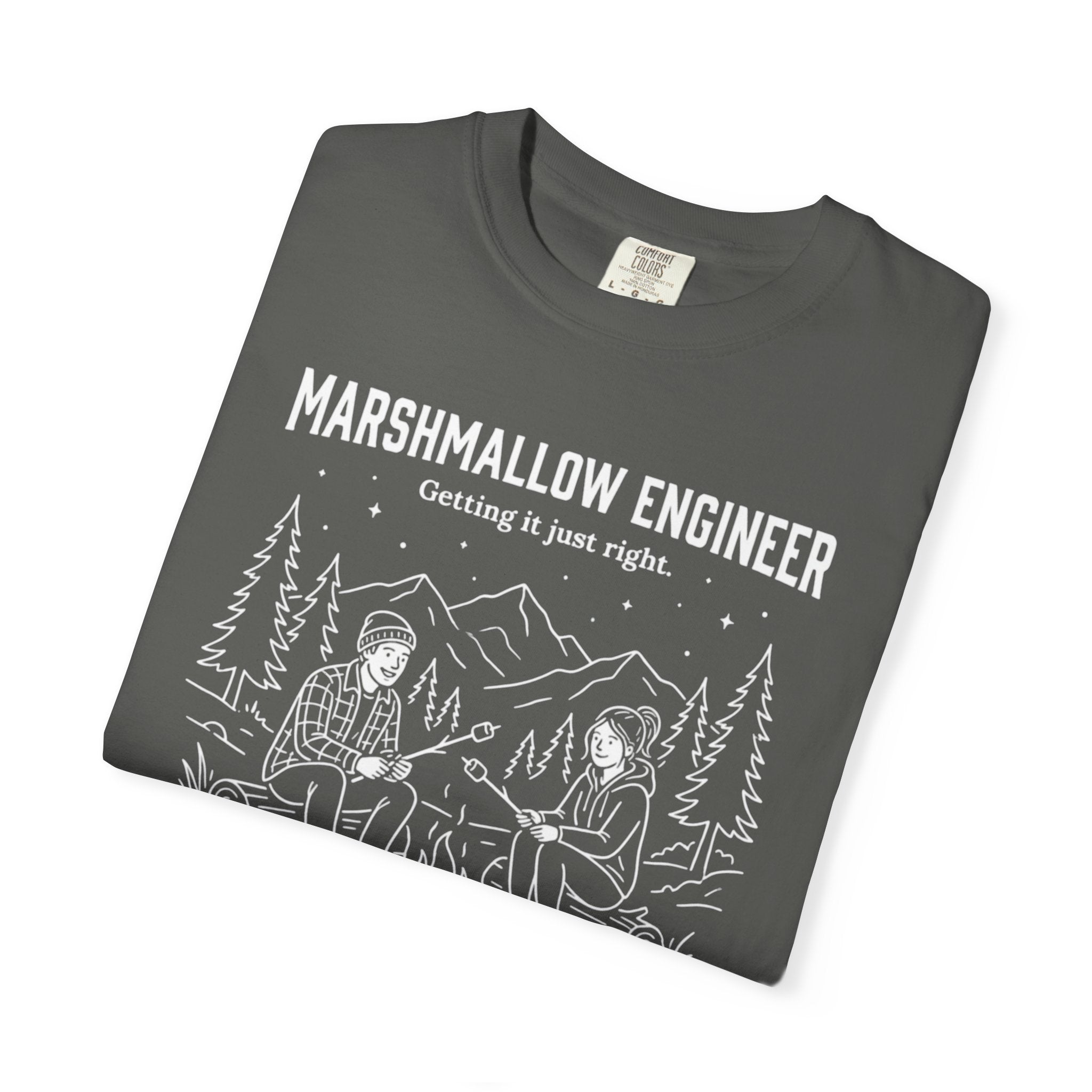 Marshmallow Engineer Getting It Just Right - T-Shirt