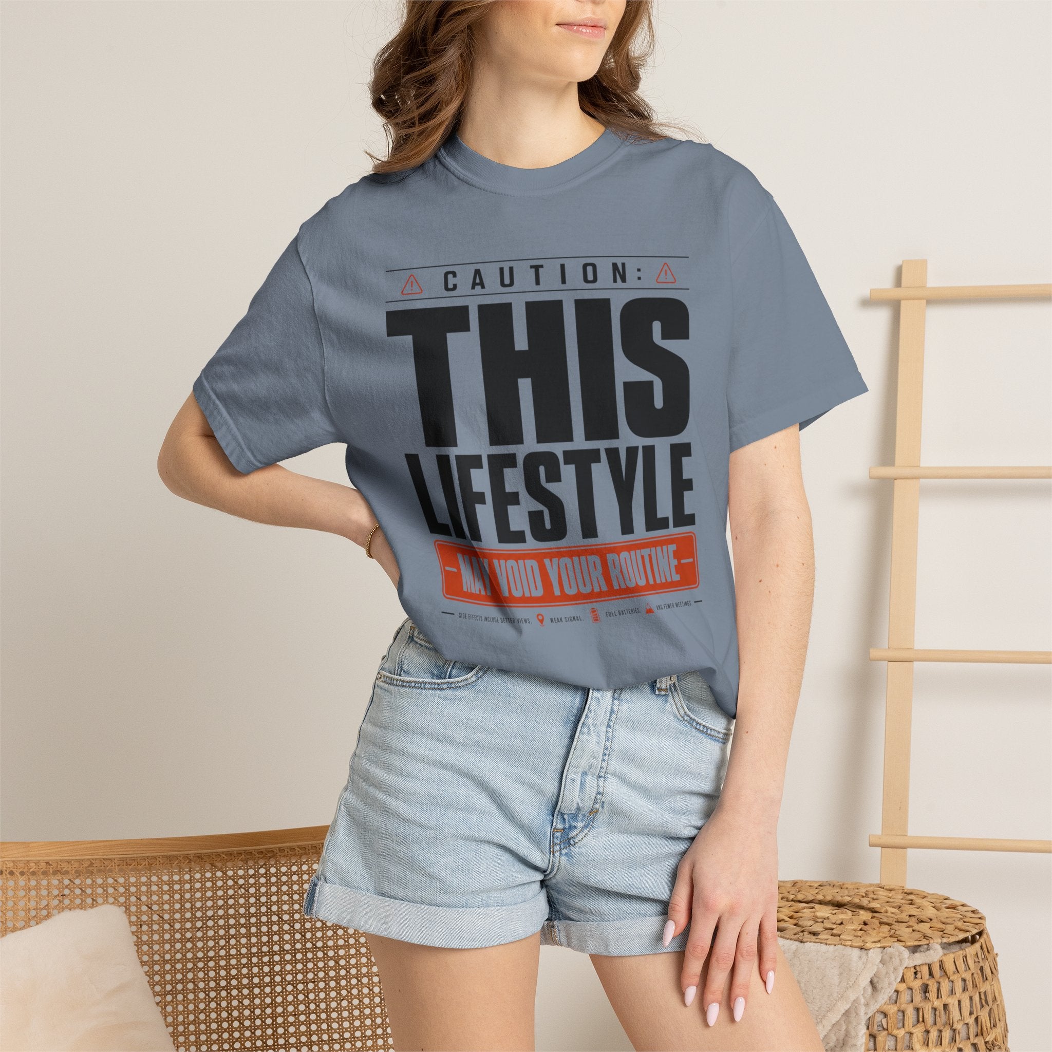 Caution This Lifestyle May Void Your Routine - T-Shirt