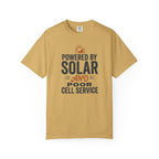 Powered By Solar And Poor Cell Service - T-Shirt