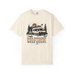 Slow Mornings Strong Coffee Weak Signal - T-Shirt