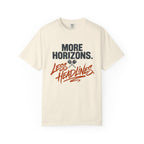 More Horizons Less Headlines - T-Shirt