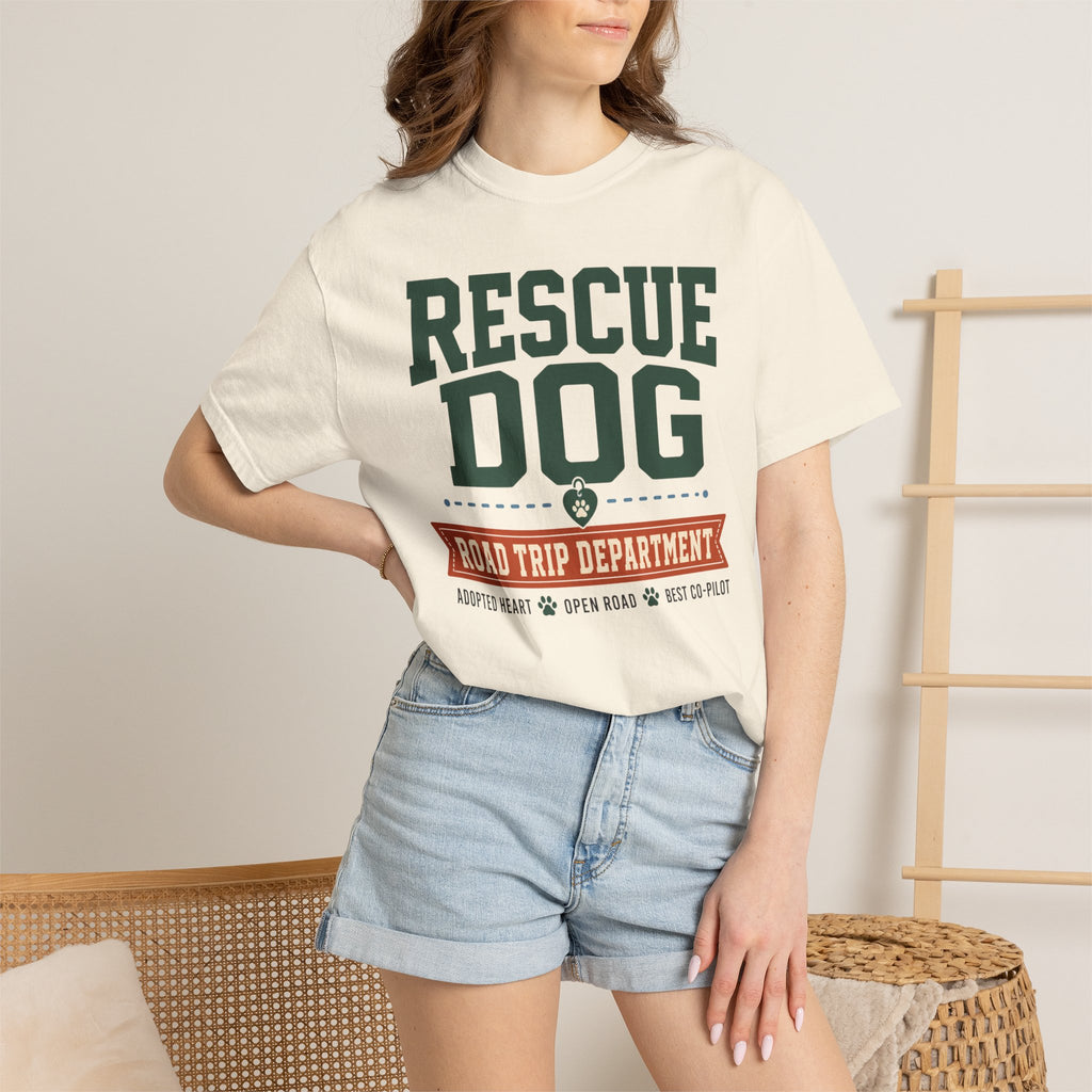 Rescue Dog Road Trip Department - T-Shirt