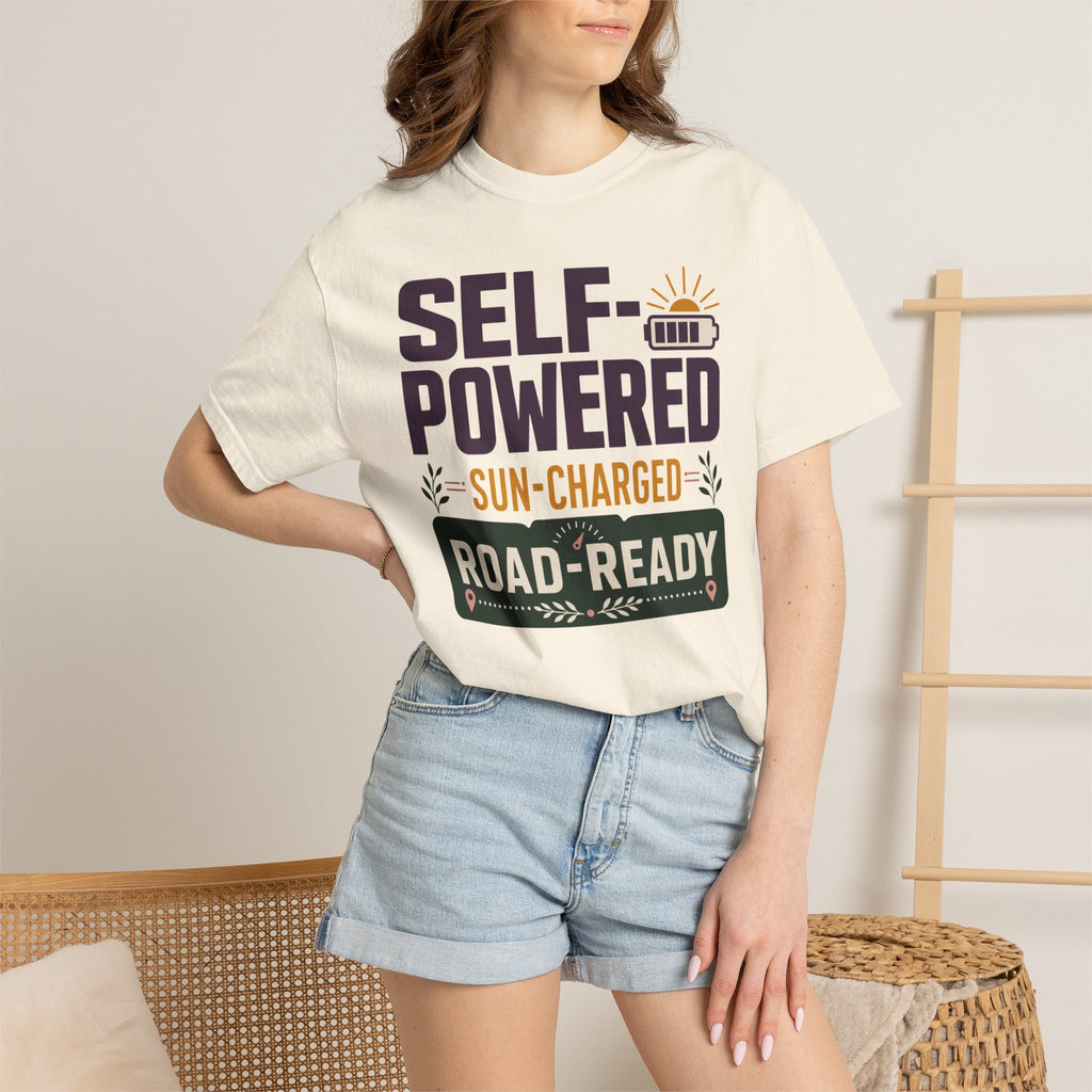 Self Powered Sun Charged Road Ready - T-Shirt