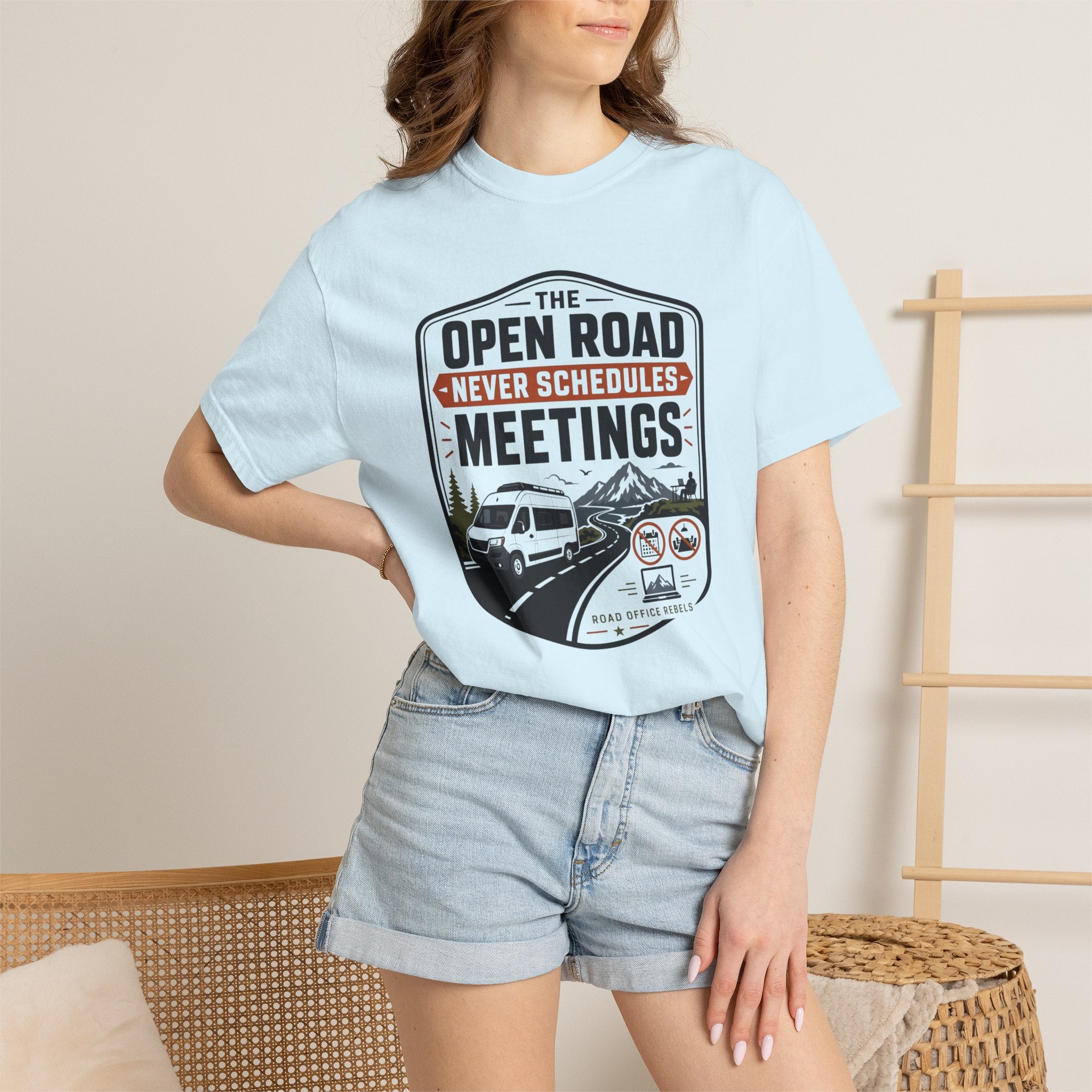 The Open Road Never Schedules Meetings - T-Shirt