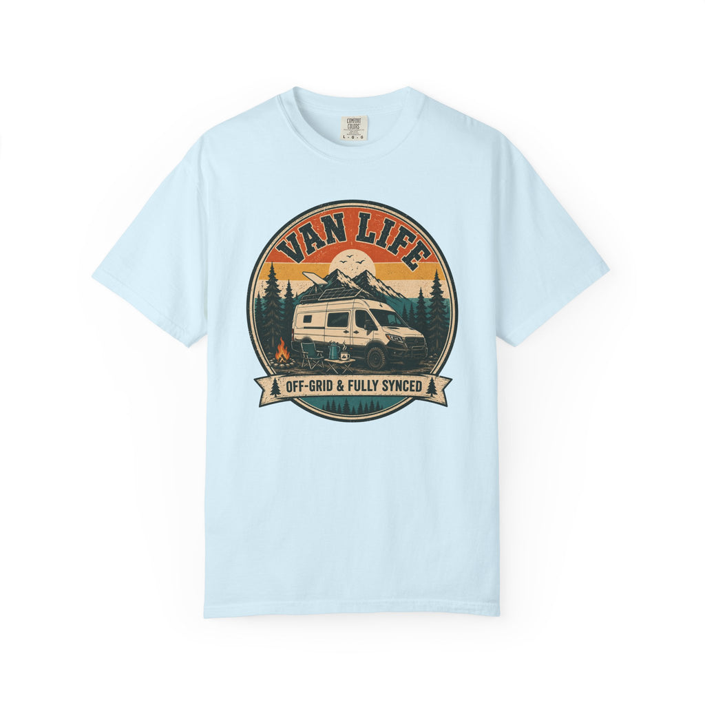 Van Life Offgrid And Fully Synced - T-Shirt