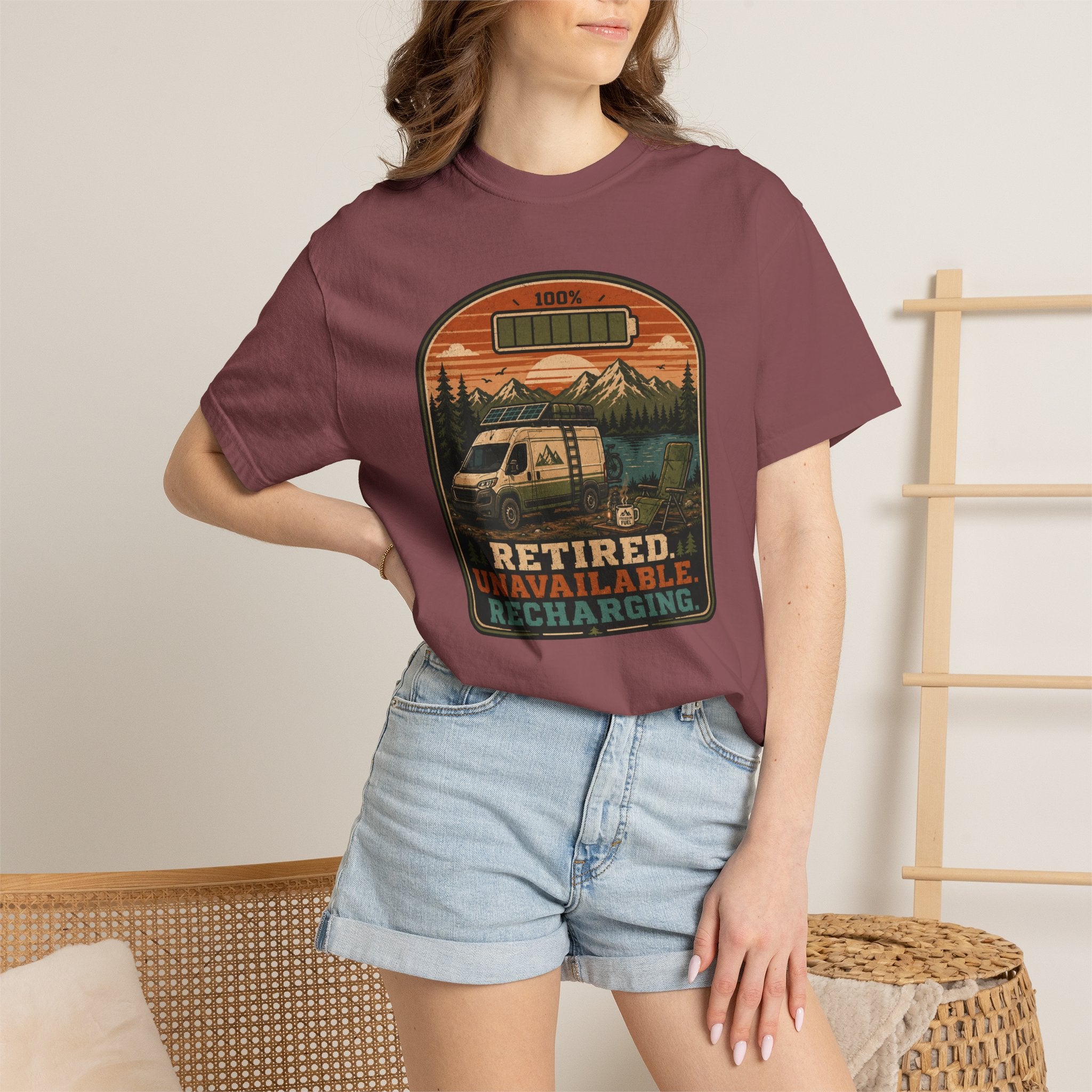 Retired Unavailable Recharging - T-Shirt