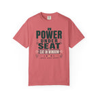 Power Under Seat Cat In Window - T-Shirt