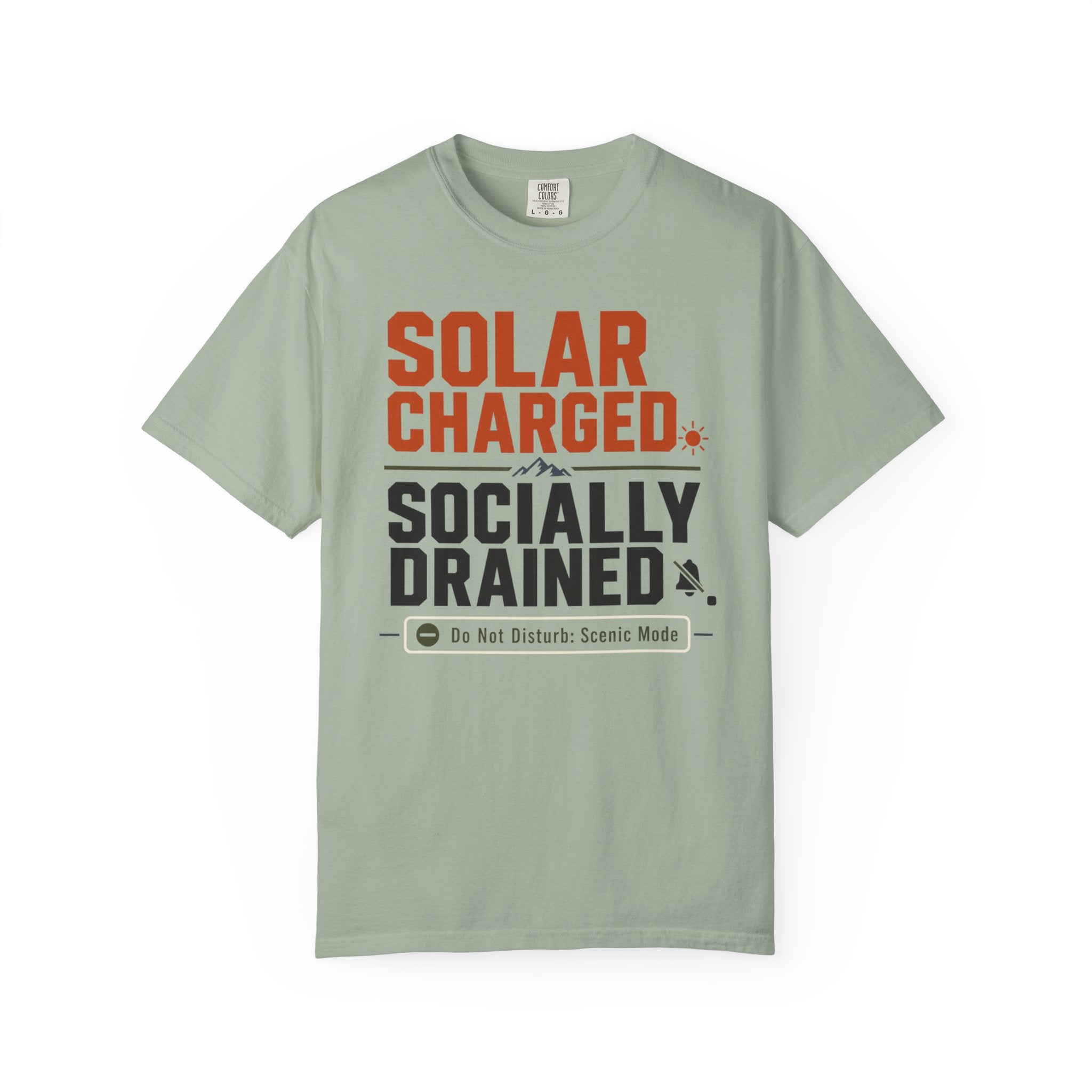 Solar Charged Socially Drained - T-Shirt