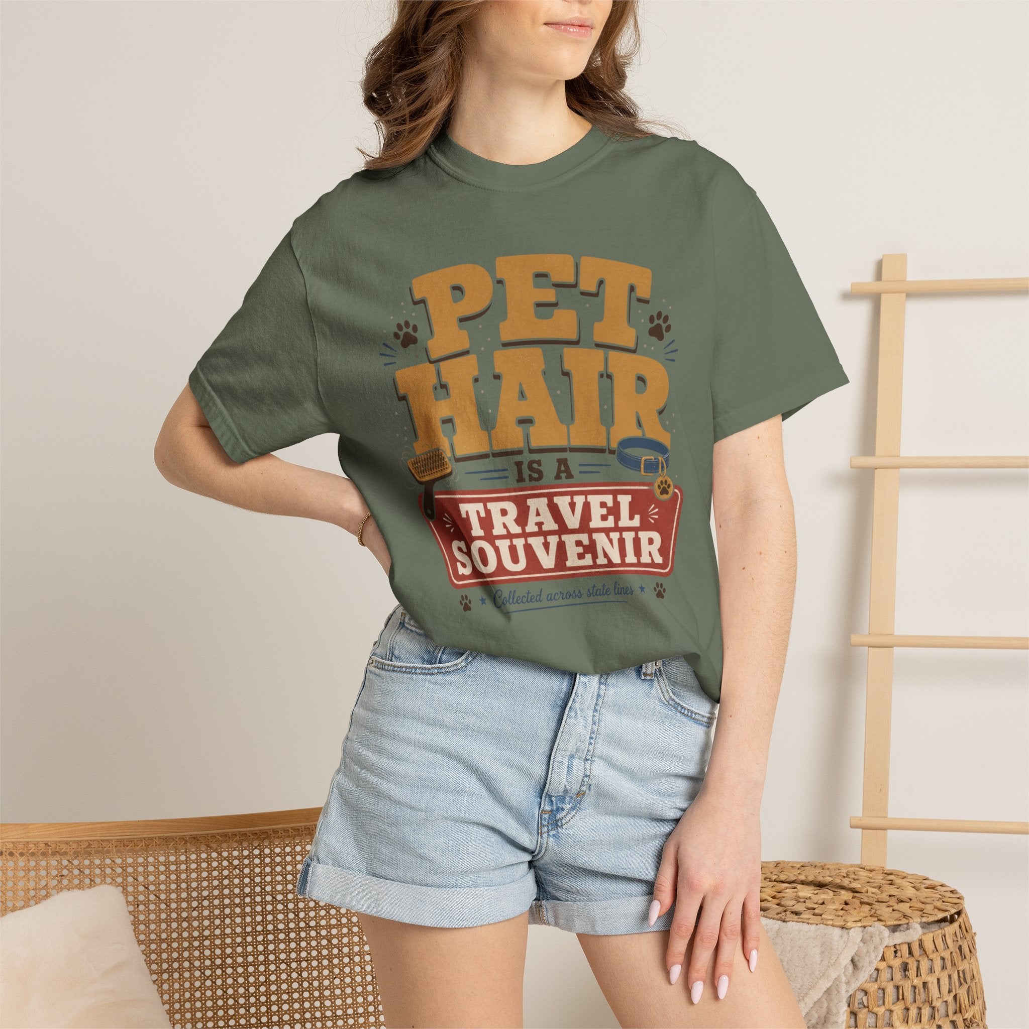 Pet Hair Is A Travel Souvenir - T-Shirt