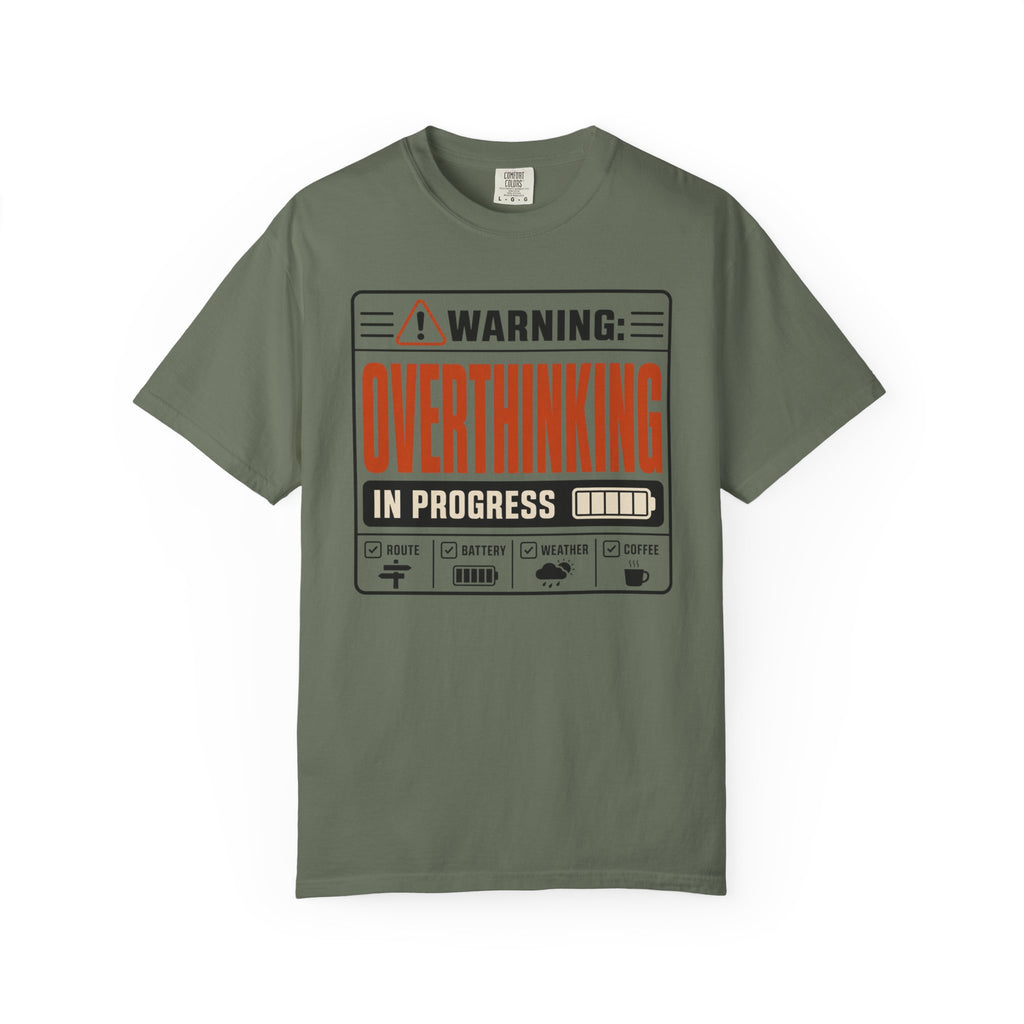 Warning Overthinking In Progress - T-Shirt