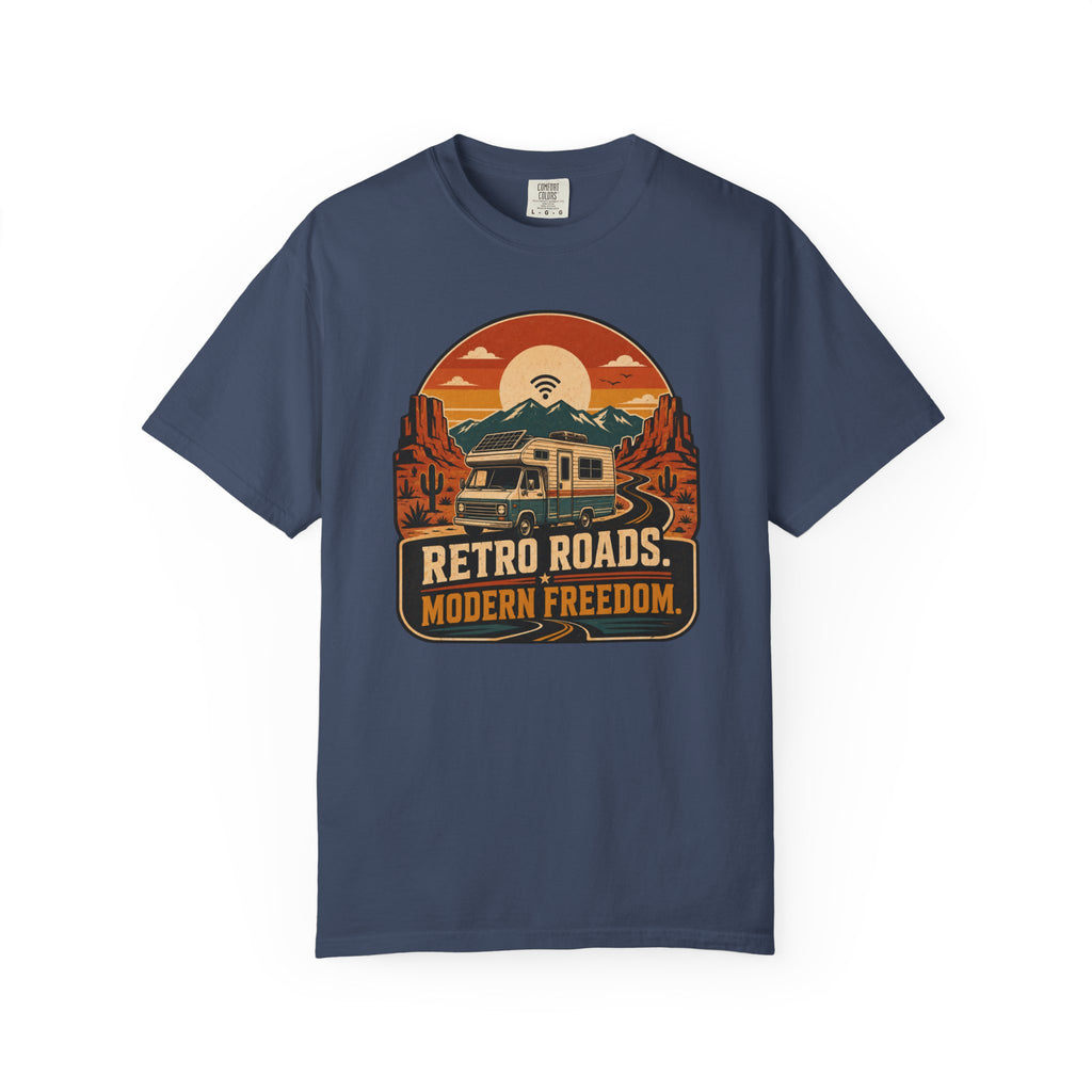 Retro Roads Modern Freedom - T-Shirt