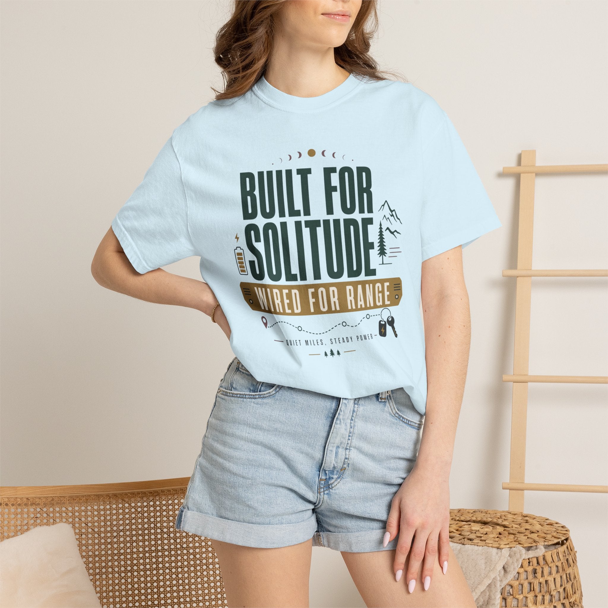 Built For Solitude Wired For Range - T-Shirt