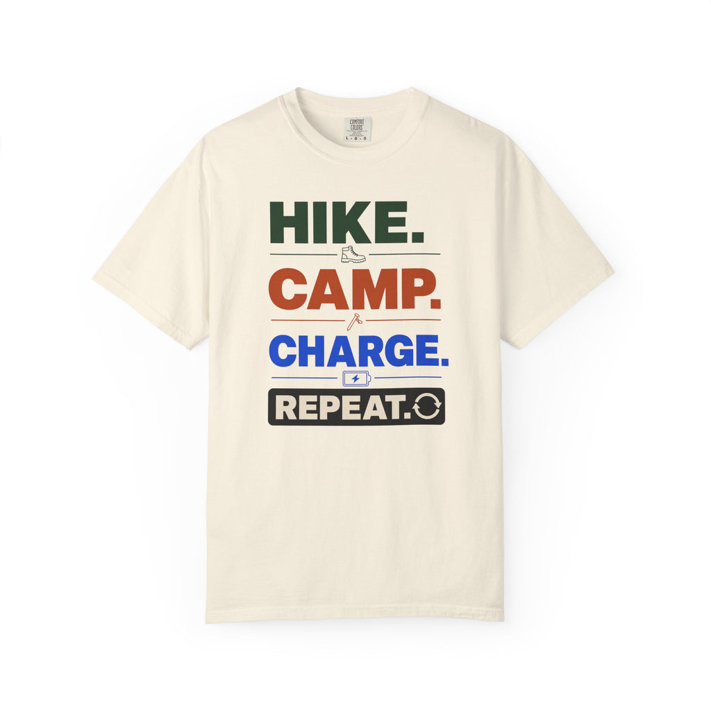 Hike Camp Charge Repeat - T-Shirt