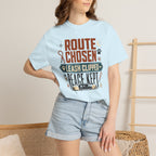 Route Chosen Leash Clipped Peace Kept - T-Shirt