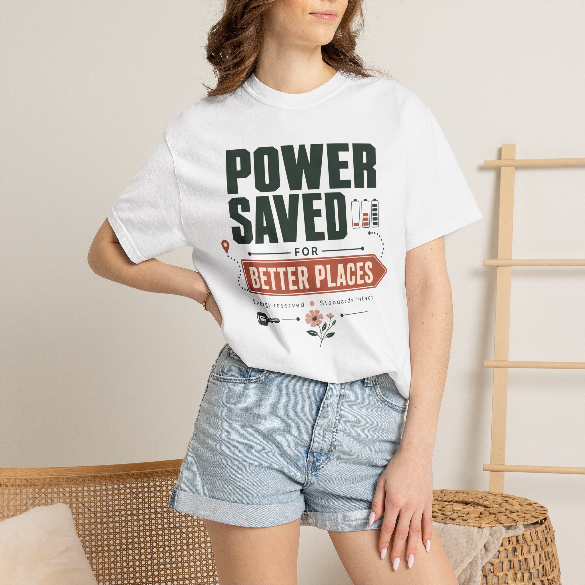 Power Saved For Better Places - T-Shirt
