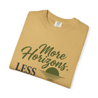 More Horizons Less Headlines - T-Shirt