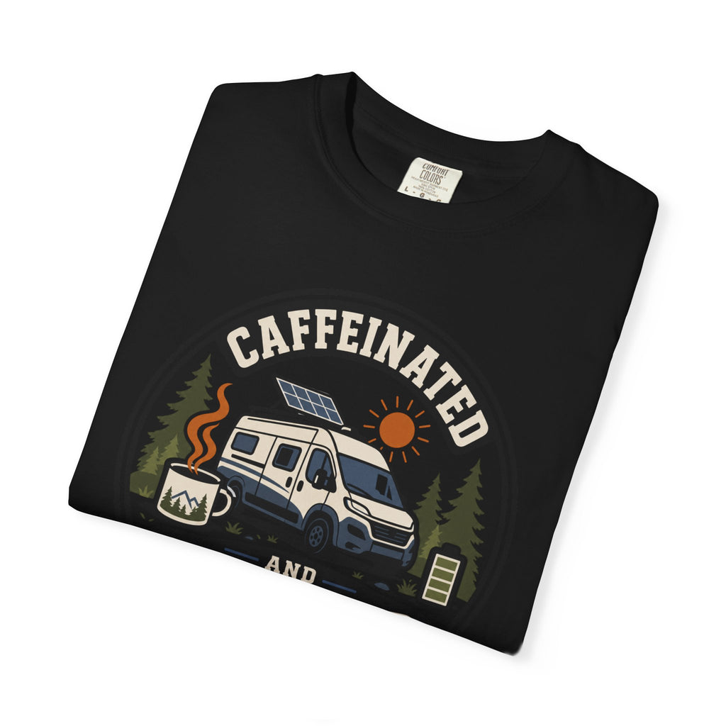 Caffeinated And Off Grid - T-Shirt