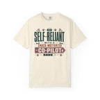 Self Reliant With A Snack Motivated Co Pilot - T-Shirt