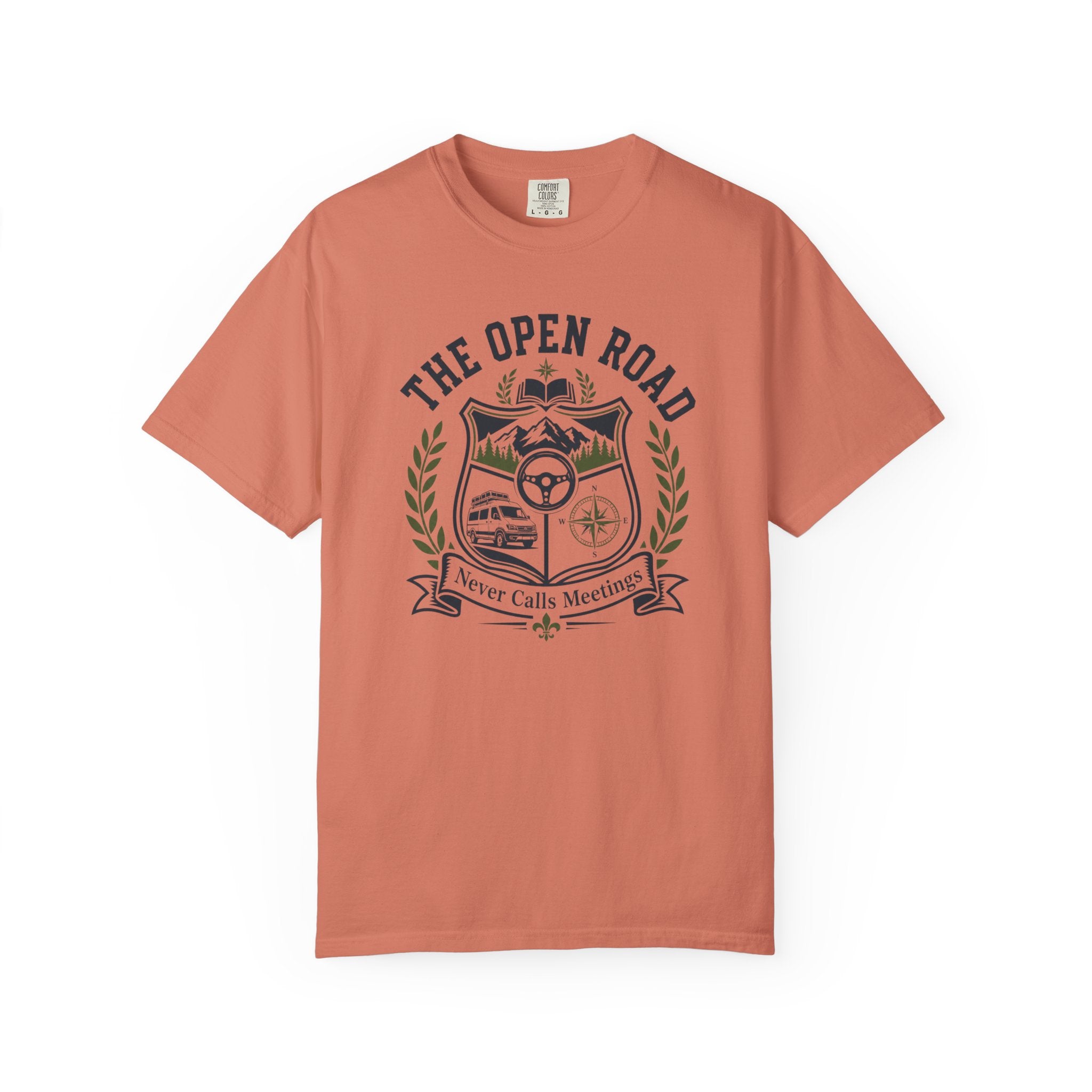 The Open Road Never Calls Meetings - T-Shirt