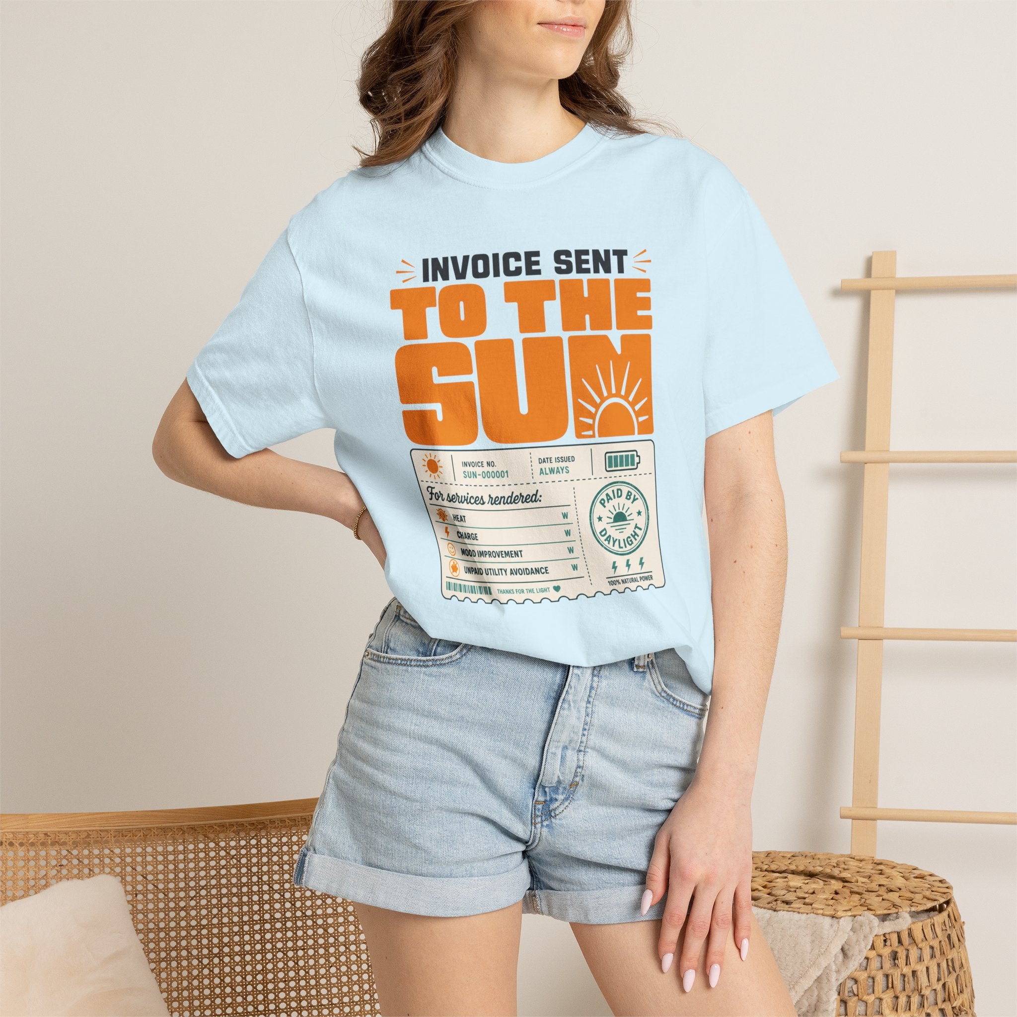 Invoice Sent To The Sun - T-Shirt