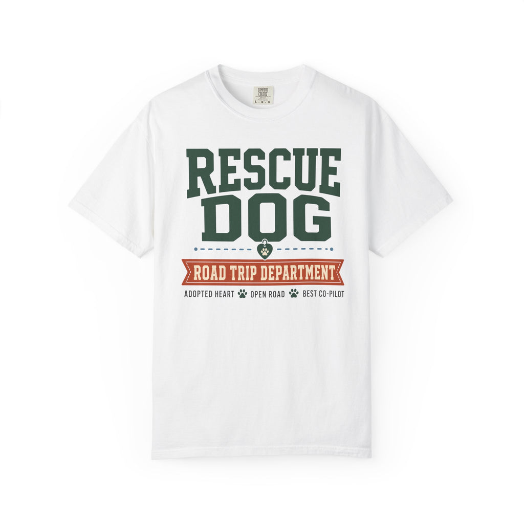Rescue Dog Road Trip Department - T-Shirt