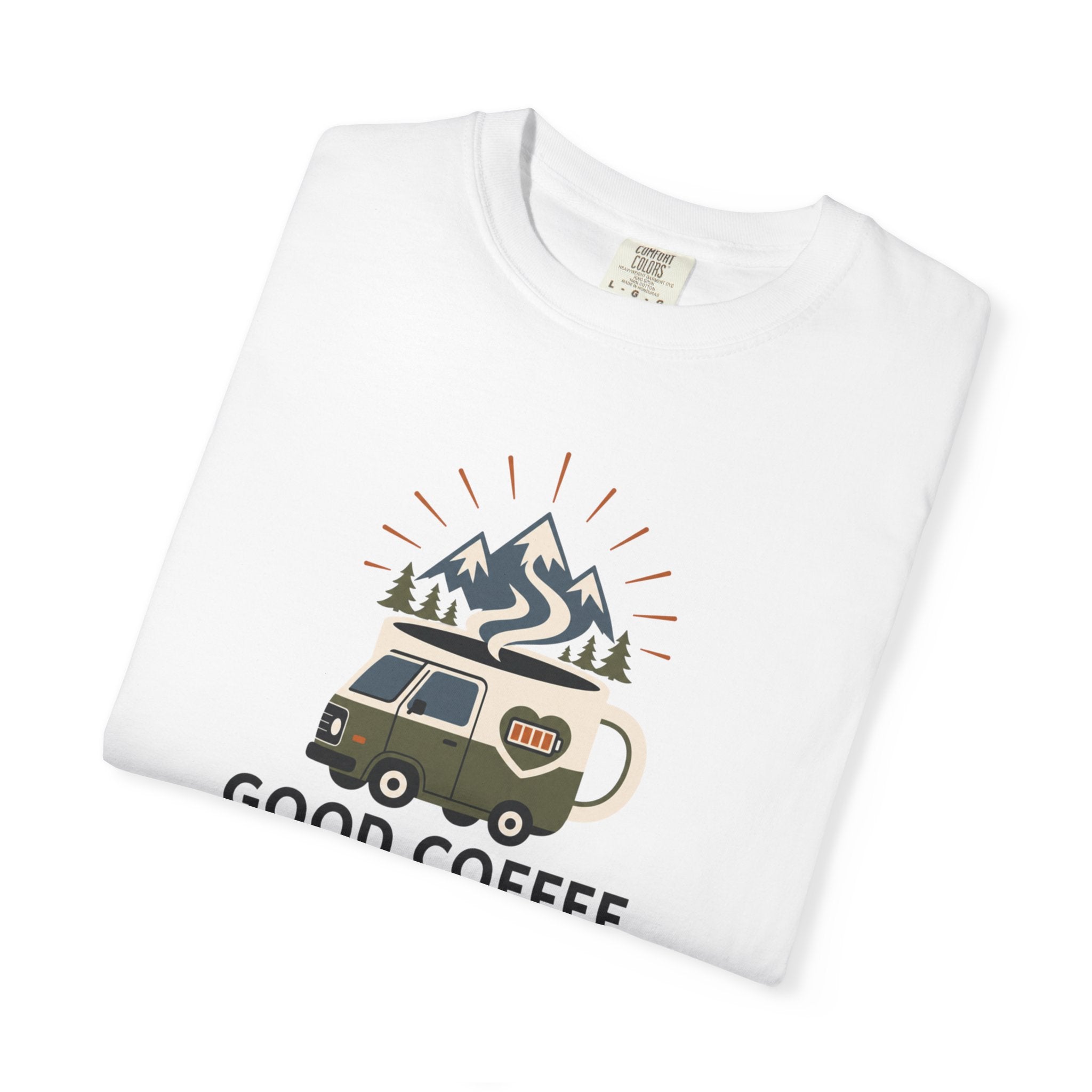 Good Coffee Clear Mind Wild Heart - T-Shirt