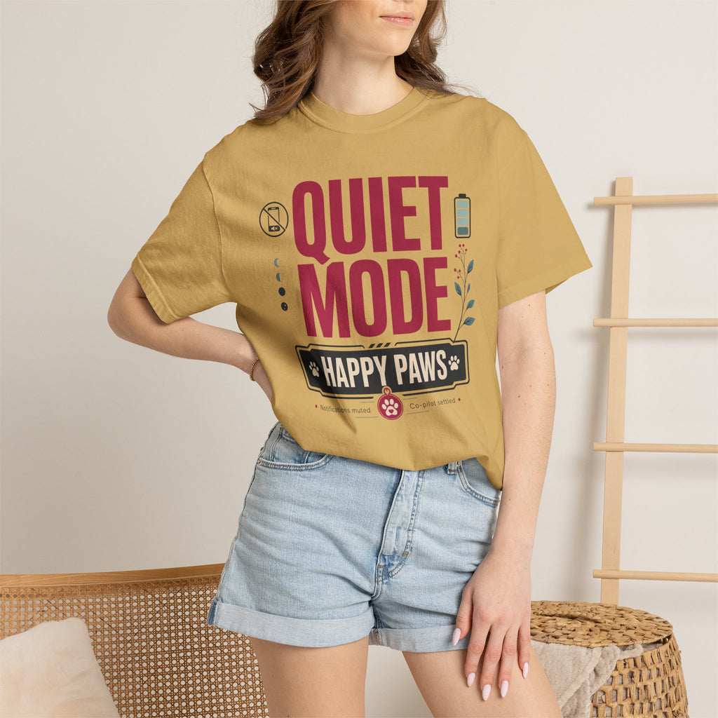 Quiet Mode Happy Paws - T-Shirt
