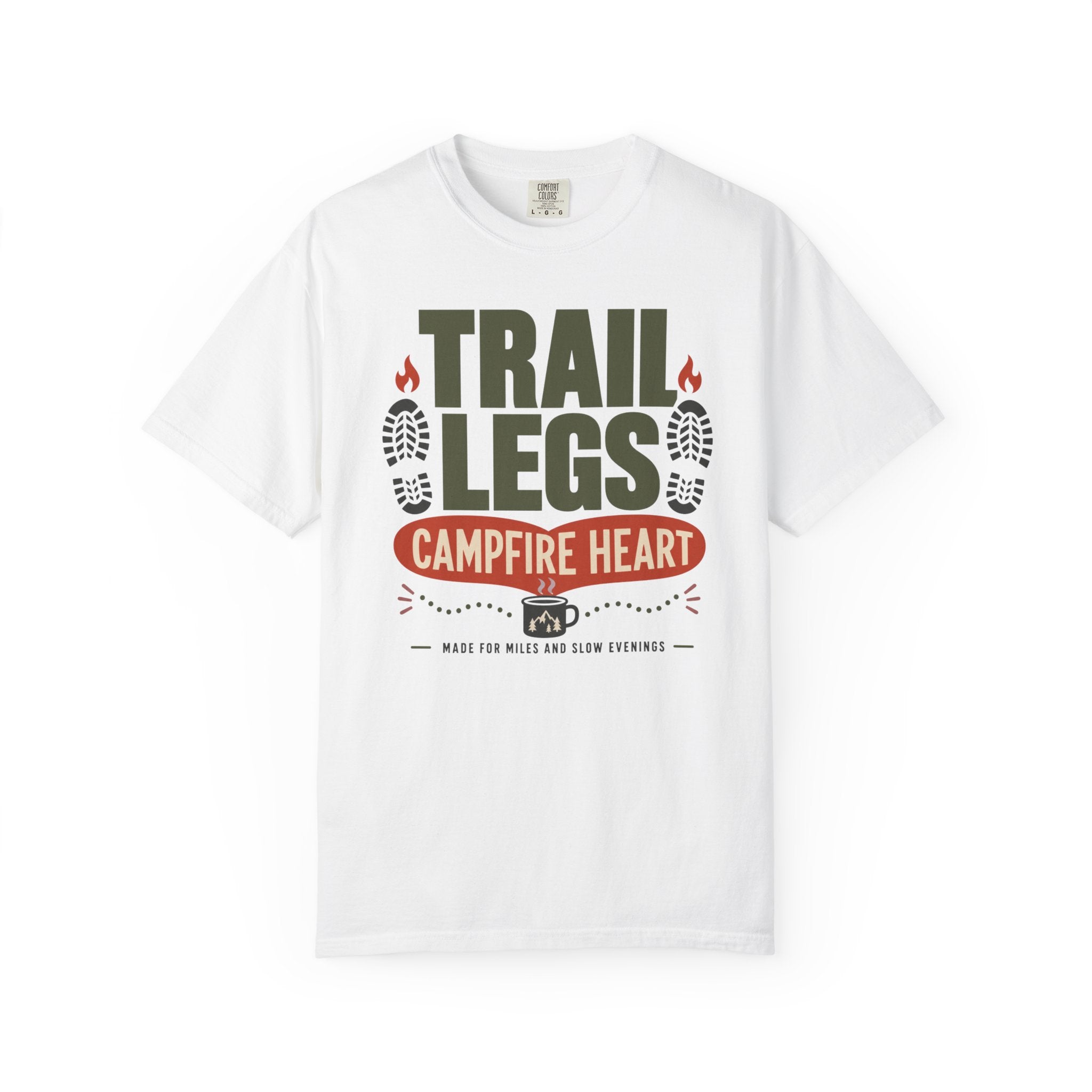 Trail Legs Campfire Heart - T-Shirt