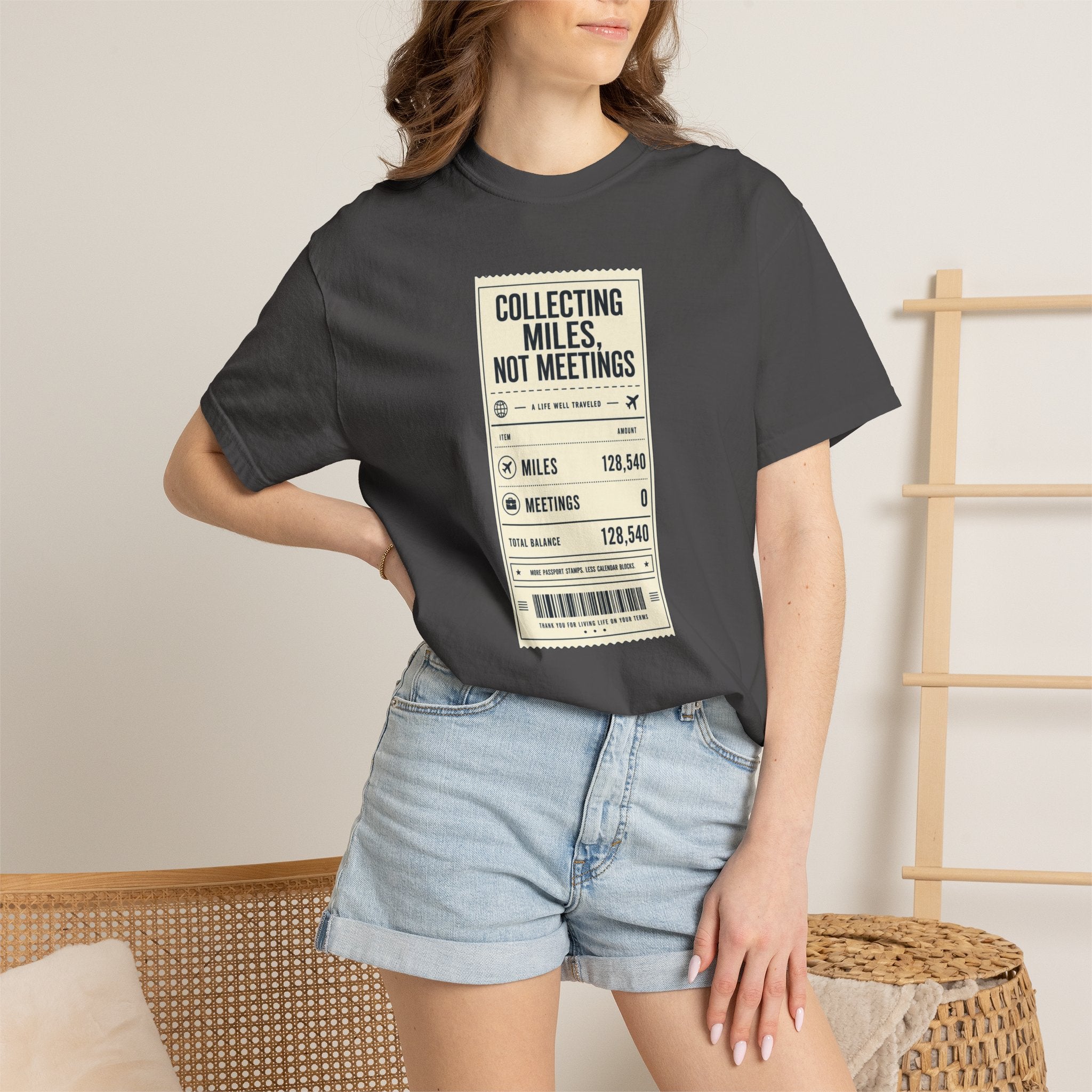 Collecting Miles Not Meetings - T-Shirt