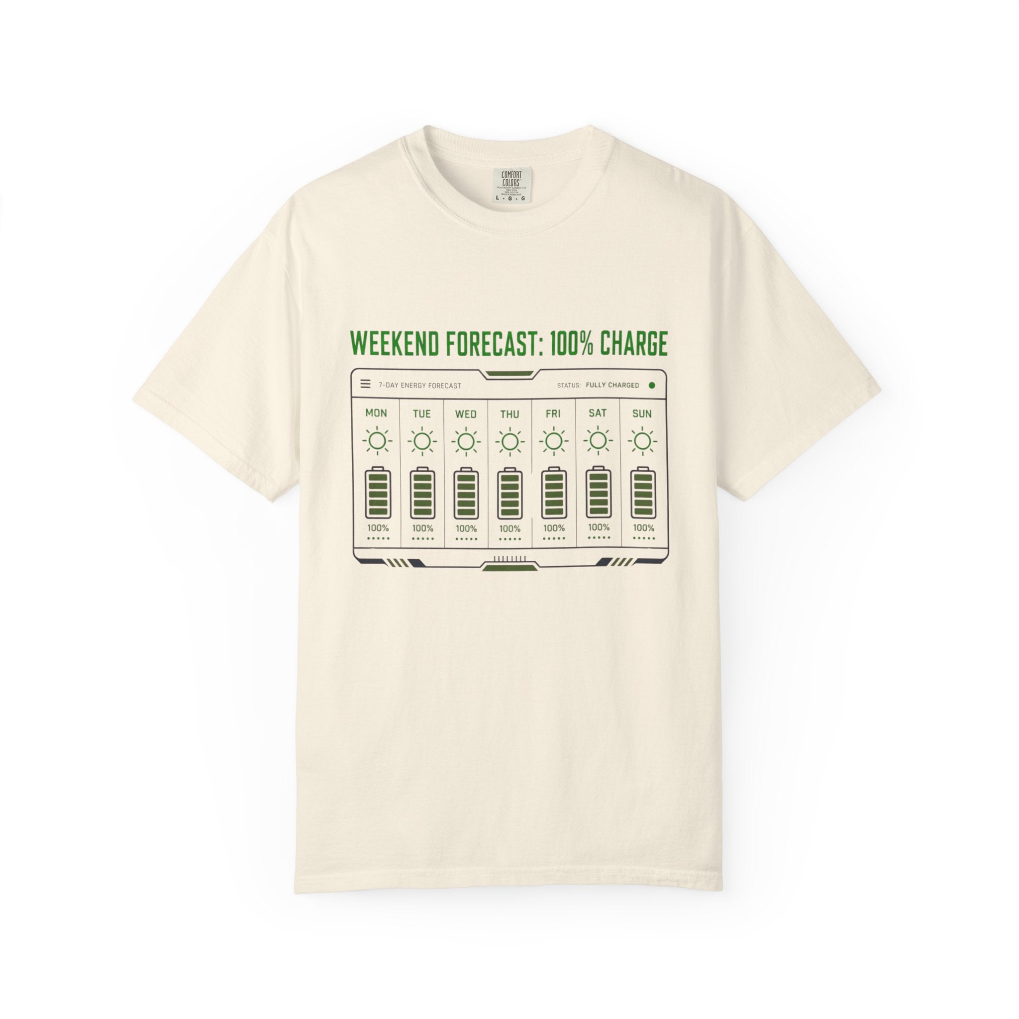 Weekend Forecast 100 Percent Charge - T-Shirt