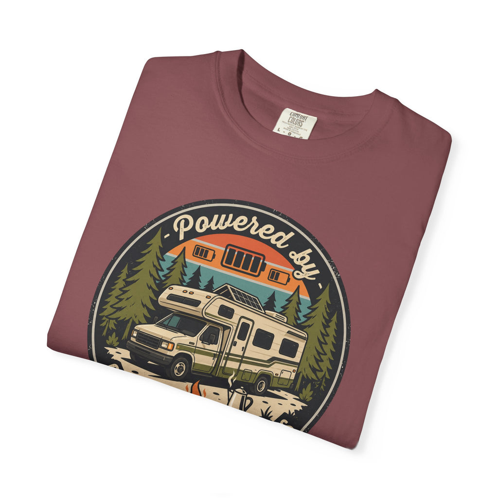 Powered By Coffee and Campgrounds - T-Shirt