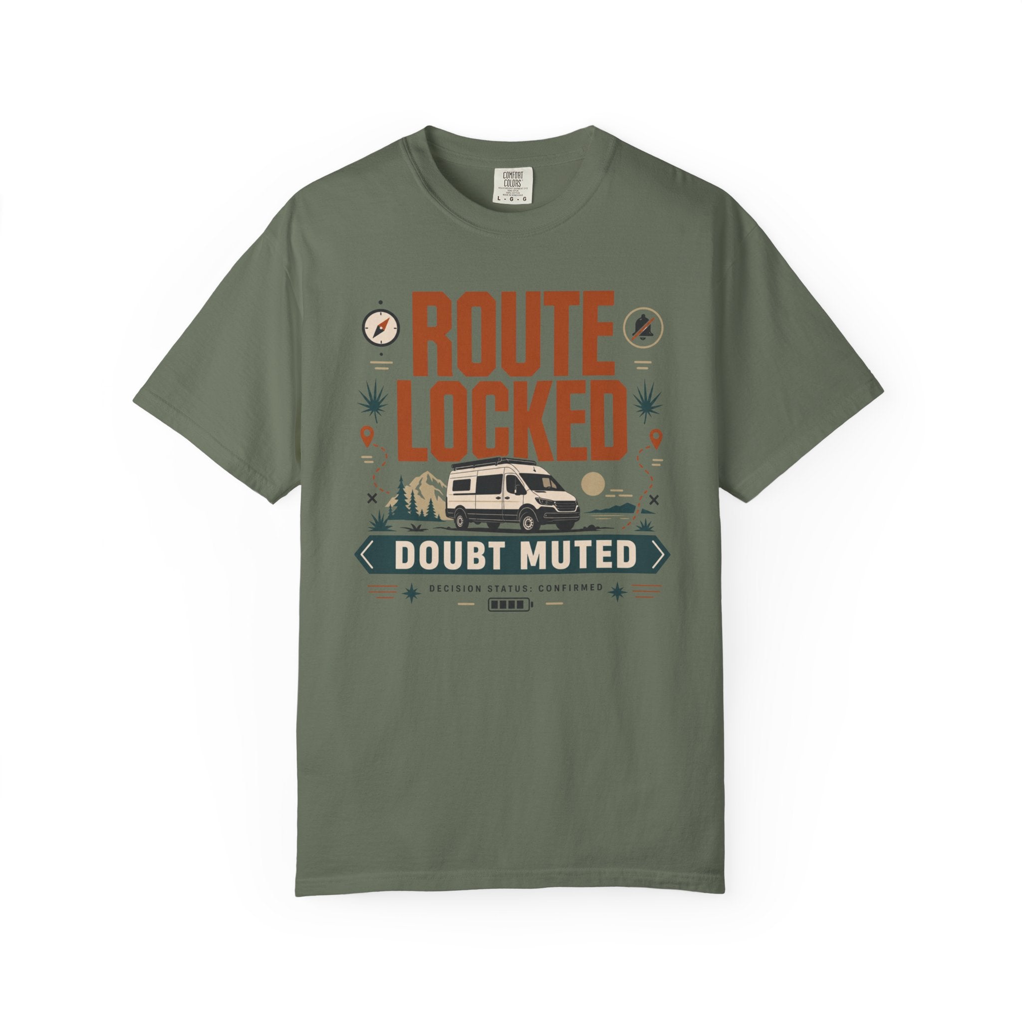 Route Locked Doubt Muted - T-Shirt