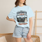 My Favorite View Rides Shotgun - T-Shirt