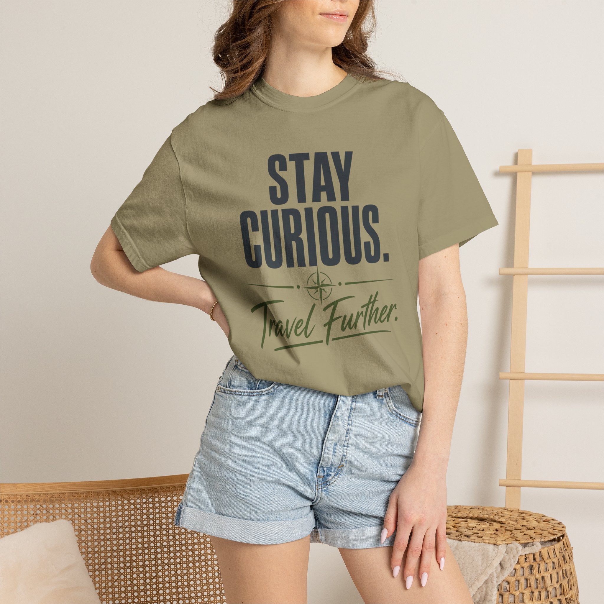 Stay Curious Travel Further - T-Shirt