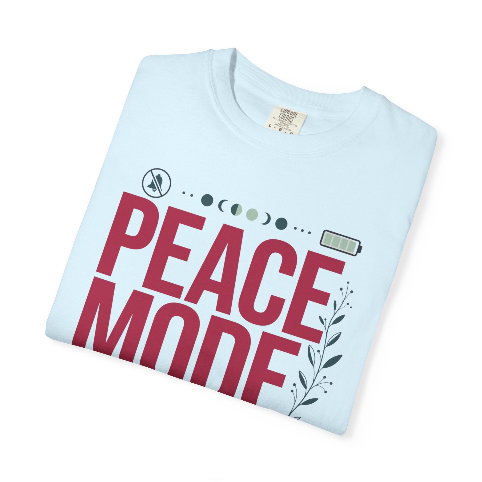 Peace Mode With Paw Prints - T-Shirt