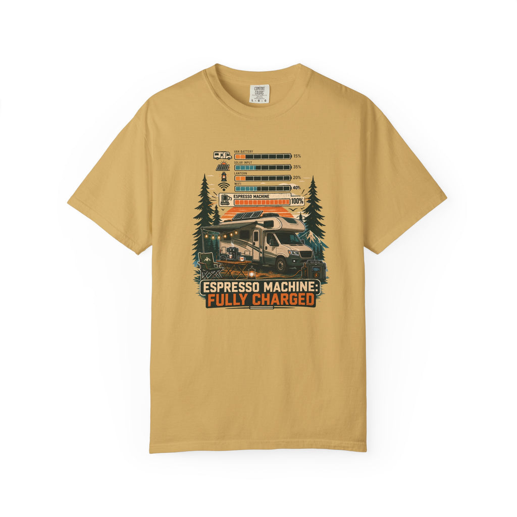 Espresso Machine Fully Charged - T-Shirt