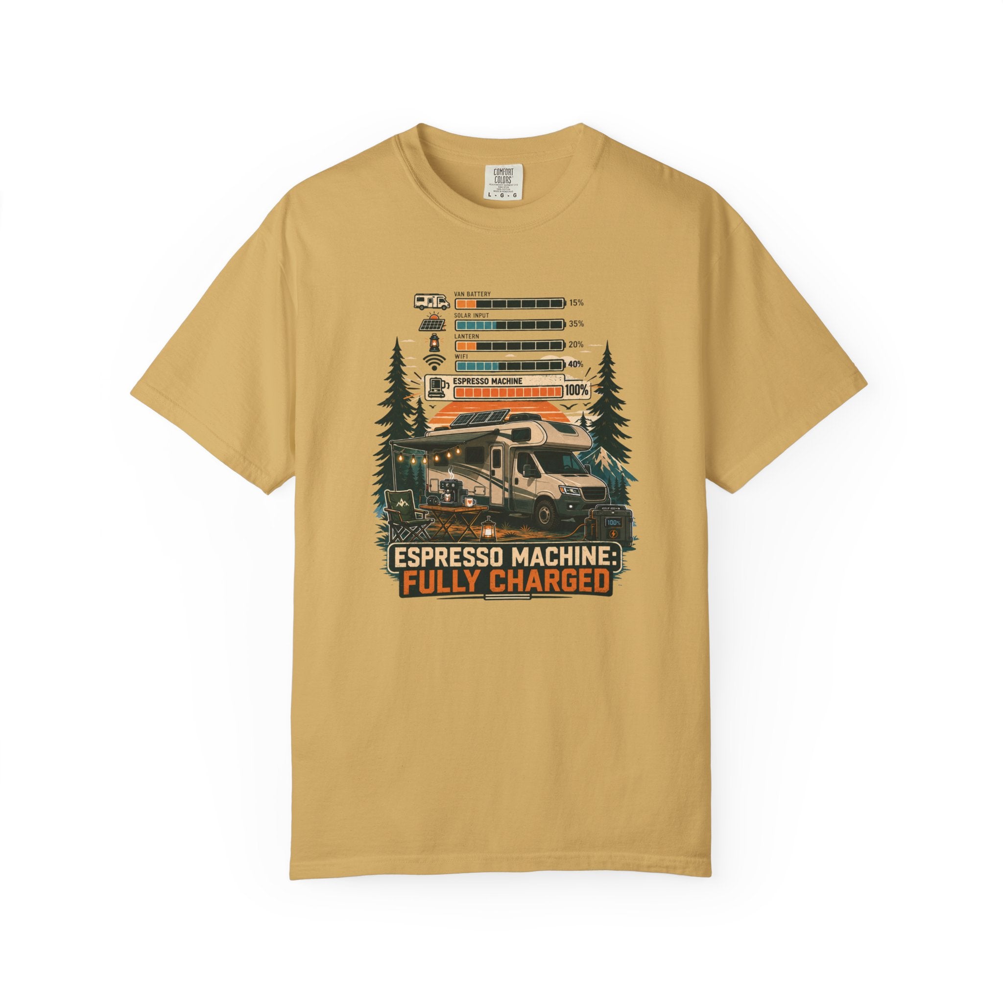 Espresso Machine Fully Charged - T-Shirt