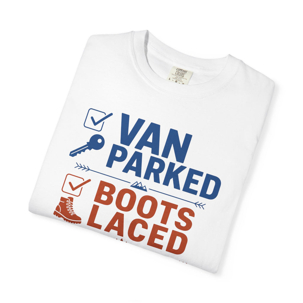 Van Parked Boots Laced Coffee Brewed - T-Shirt