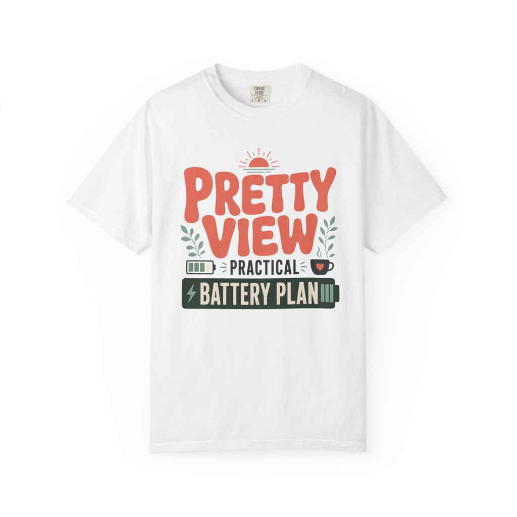 Pretty View Practical Battery Plan - T-Shirt