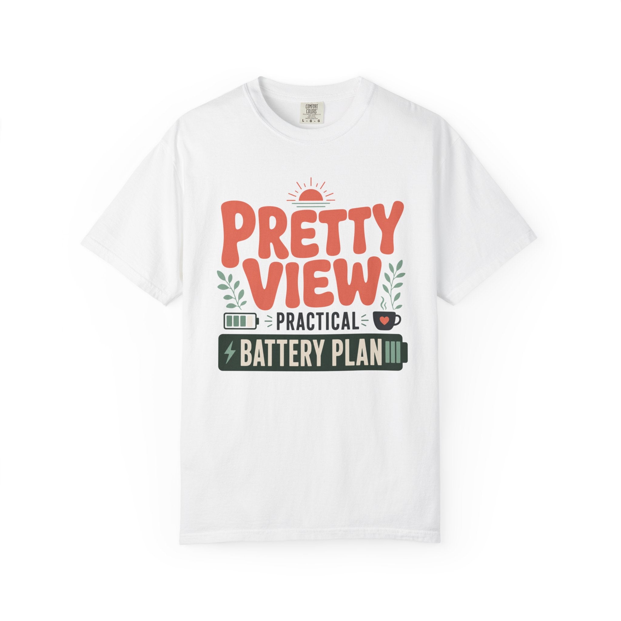 Pretty View Practical Battery Plan - T-Shirt