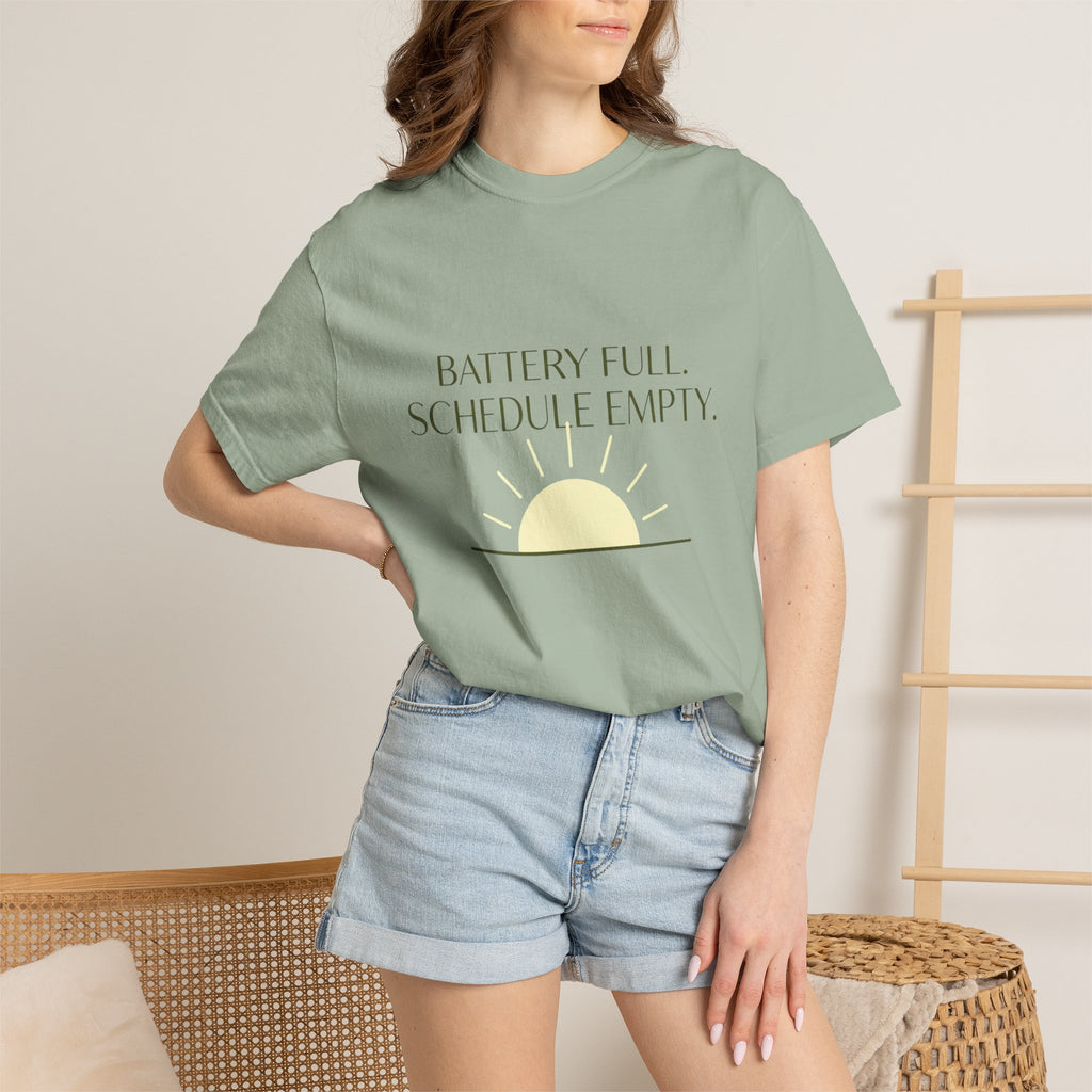 Battery Full Schedule Empty - T-Shirt
