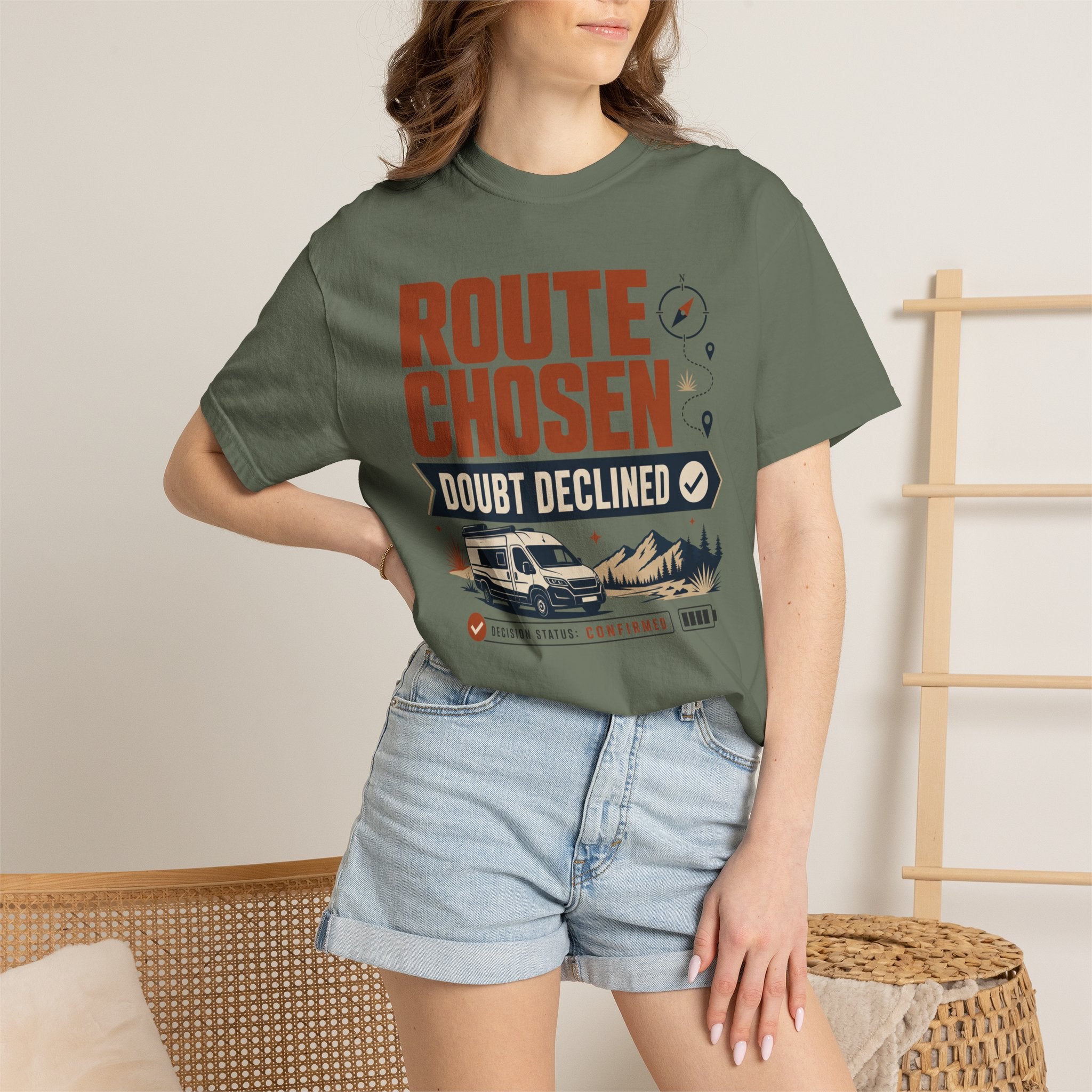 Route Chosen Doubt Declined - T-Shirt