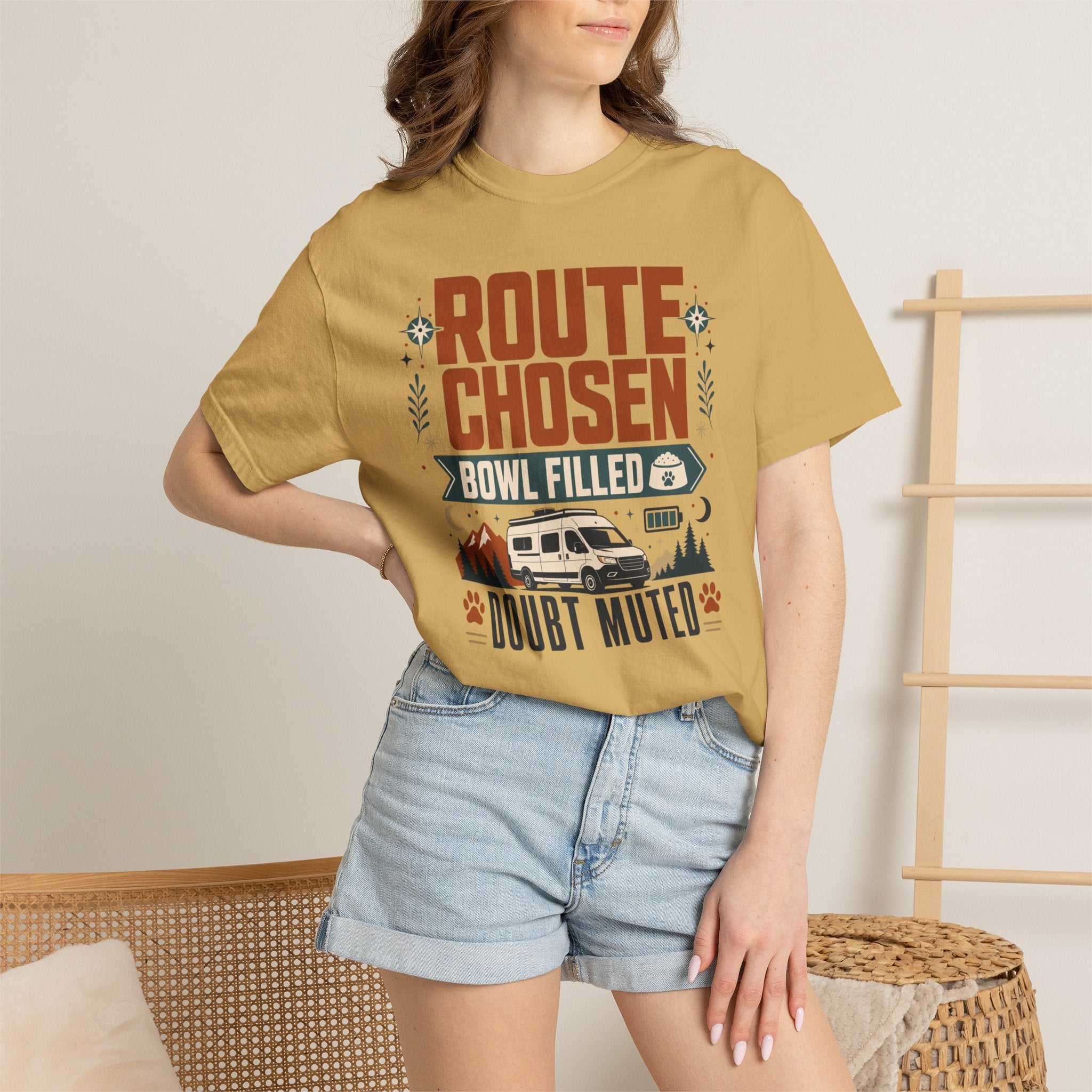 Route Chosen Bowl Filled Doubt Muted - T-Shirt