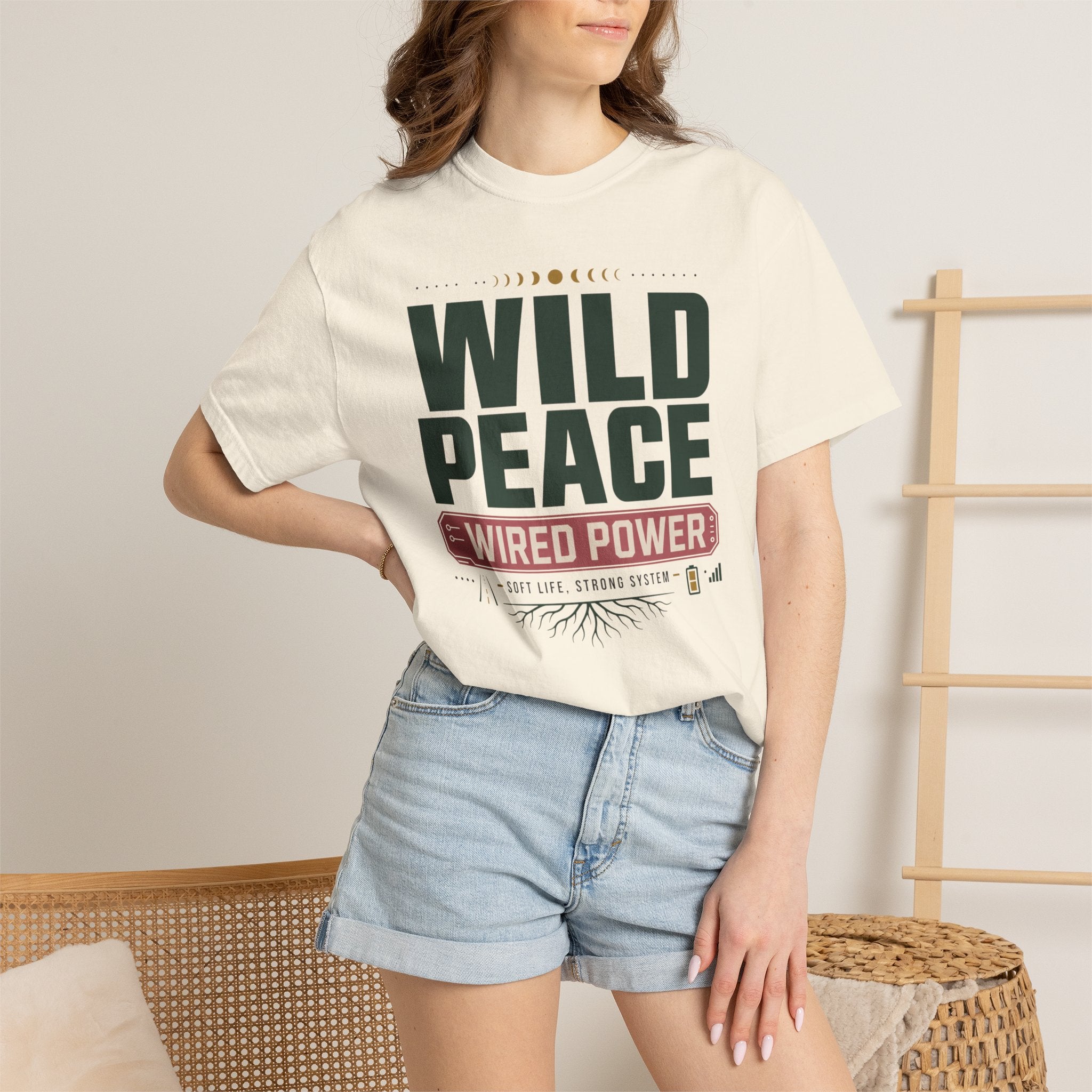 Wild Peace Wired Power - T-Shirt