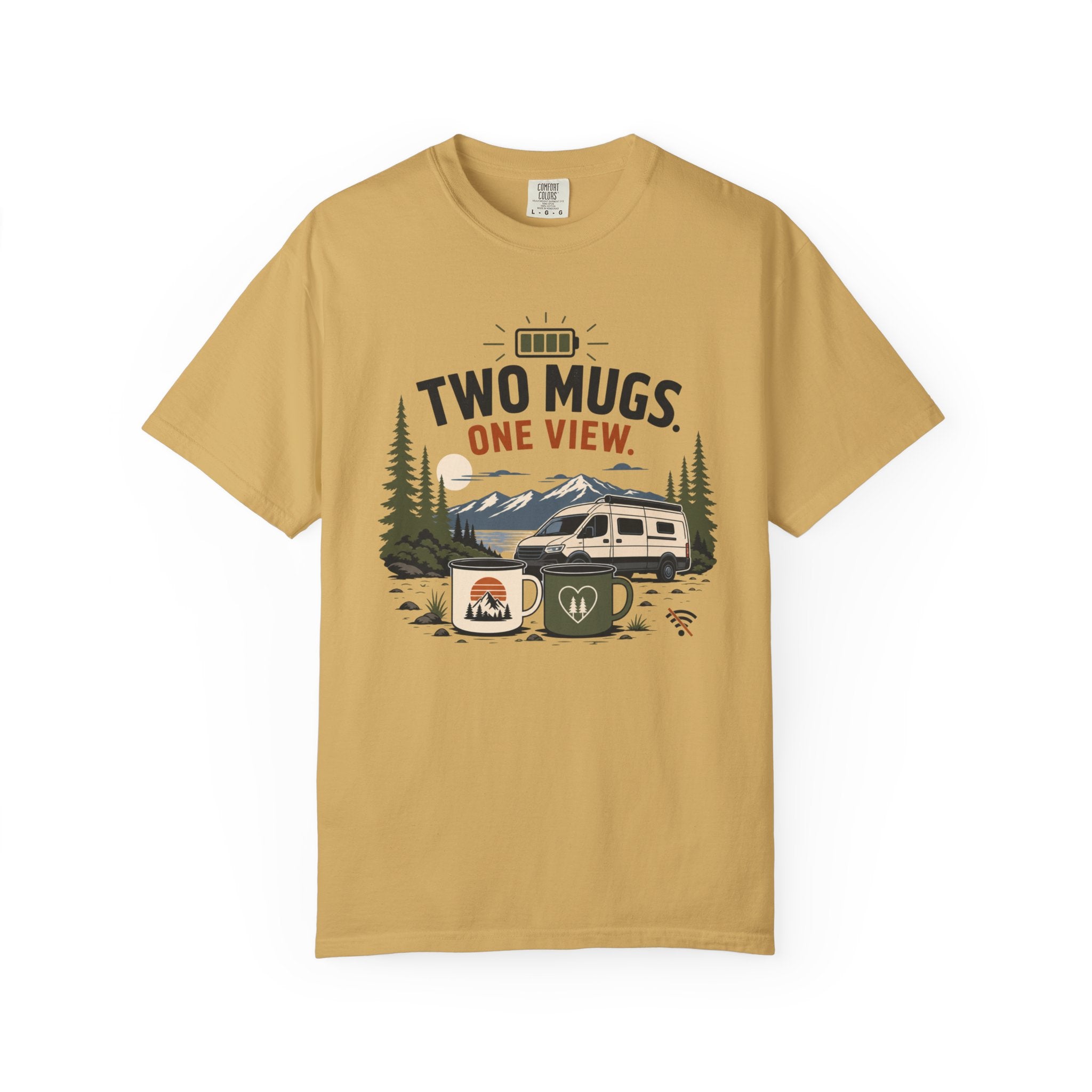 Two Mugs One View - T-Shirt